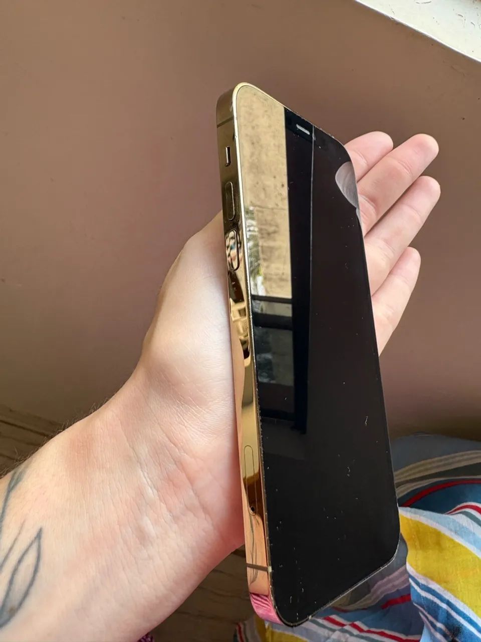iPhone 12 pro Dourado - 128 GB - Foto 3