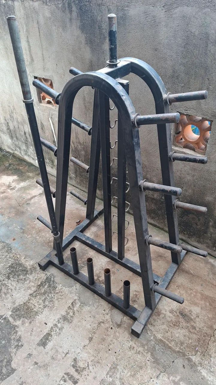 Suporte para barras e anilhas