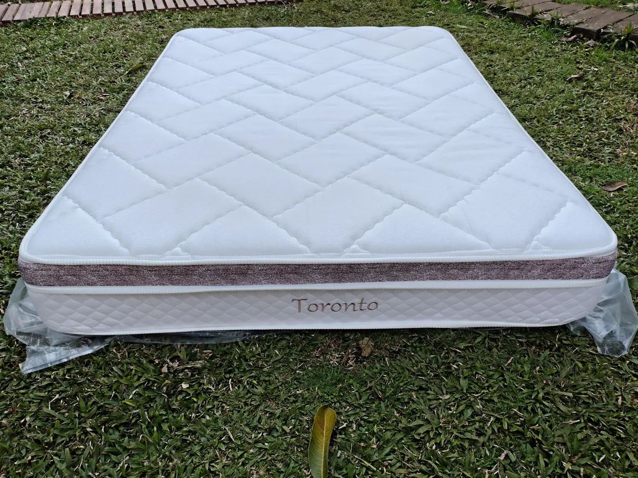 Com entrega colchão casal molas - Foto 2