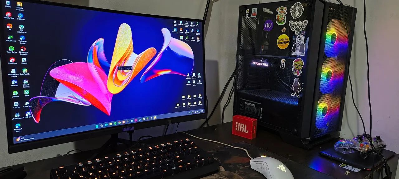 Setup gamer completo para jogar | Pc forte 