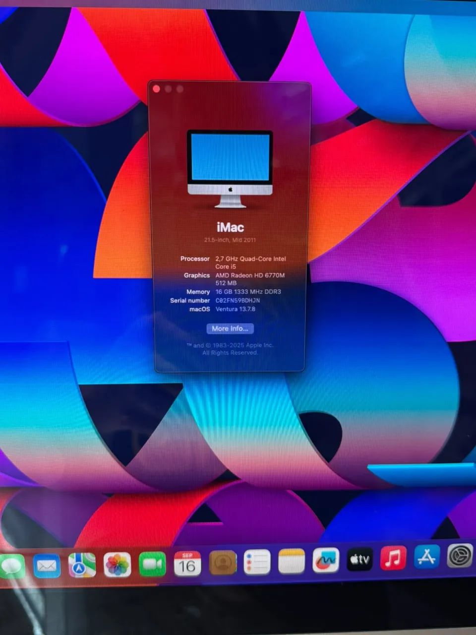 iMac 21,5? i5/16gbl120ssd/Ventura - Foto 4