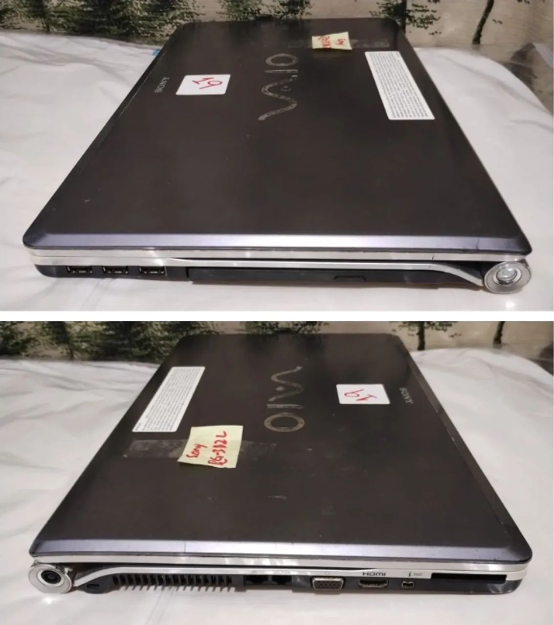 Cód.19) 1un. Notebook usado Sony Vaio PCG 3B2L tela com defeito - Foto 3