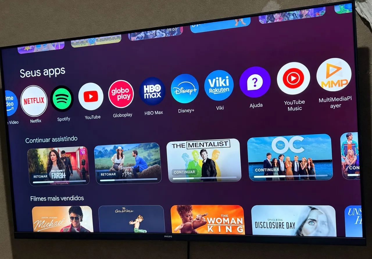 TV Philips 50 Polegadas Smart 4K - Pouco Uso, Impecável - Foto 2