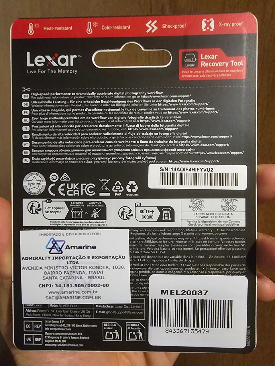 Lexar 128Gb Silver Plus - Original - Lacrado - Foto 2