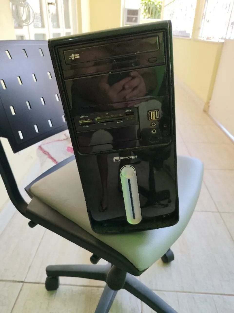 Computador/Gabinete com placa mãe, processador Pentium G2020 Box, memória, hd e fonte