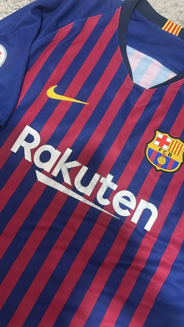 Camisa Barcelona 2018/19 - ORIGINAL EM BOM ESTADO  - Foto 2