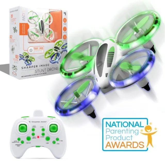 Drone Sharper Image Glow Stunt ORIGINAL Lacrado LED 360° - Foto 5
