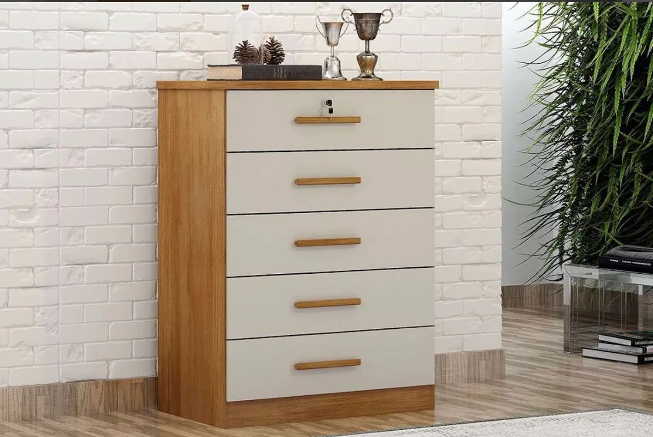 Cômoda Compacta 5 Gavetas - Foto 3