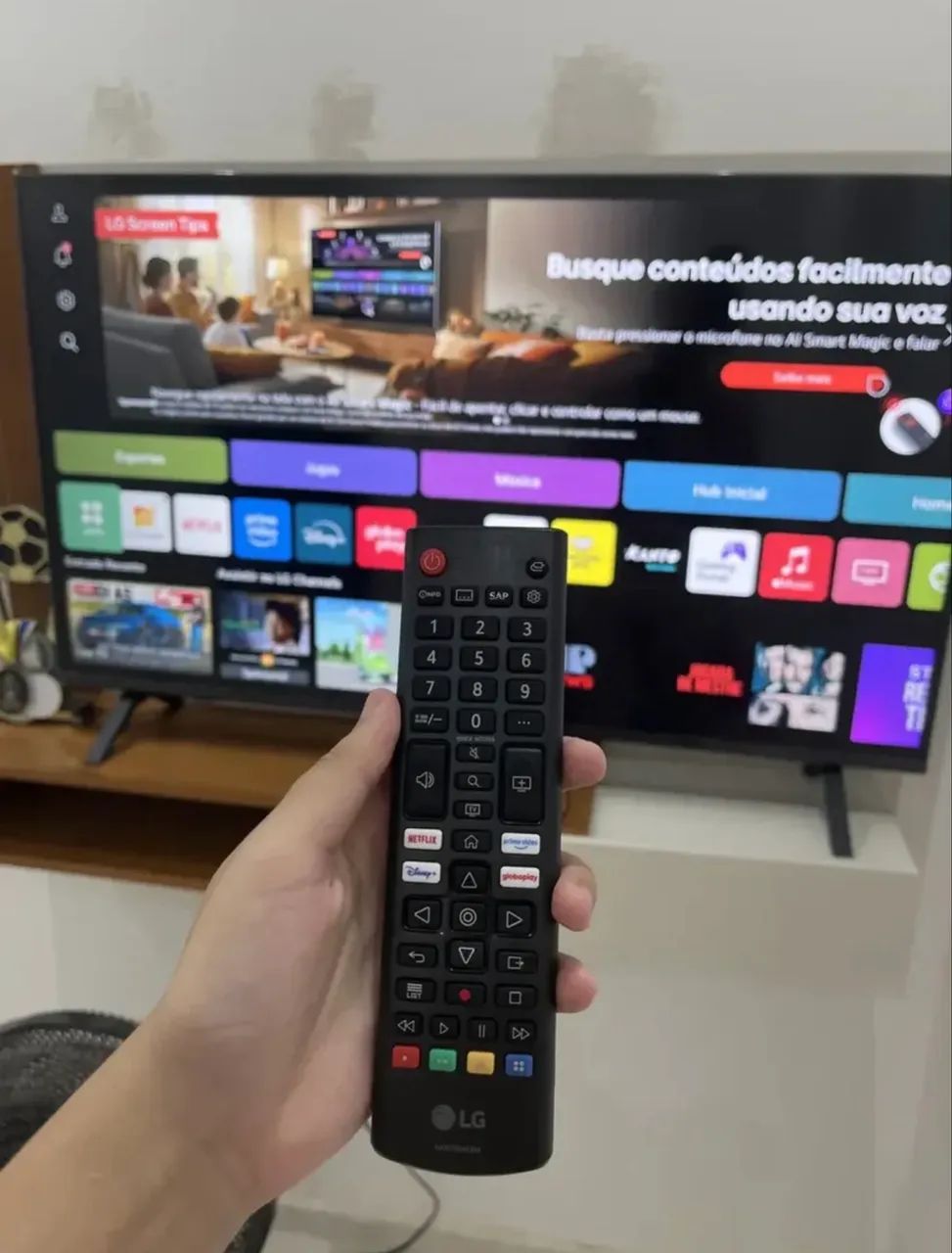 TV LG 43 Polegadas ainda na garantia e com plásticos na lateral  - Foto 3