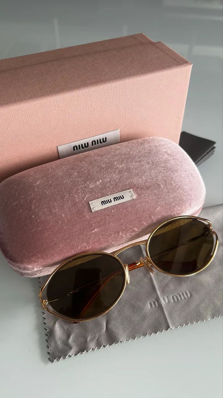 Oculos de Sol Miu Miu 52YS ORIGINAL - Foto 5