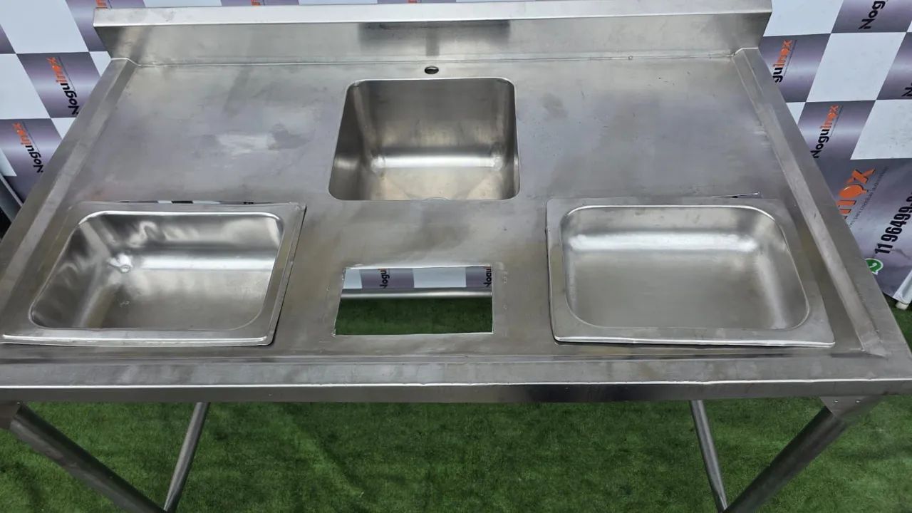 Pia inox 304 com GN - Foto 2