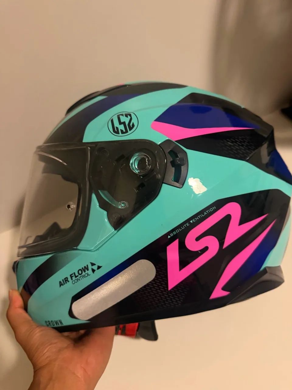 CAPACETE LS2 FF320 STREAM CROWN - SEMINOVO - Foto 2