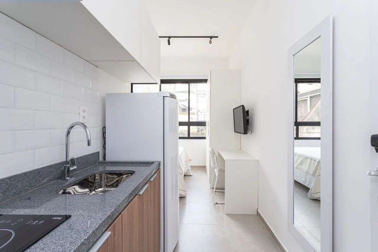Apartamento com 1 Quarto para alugar, 18m² - Centro - Foto 4