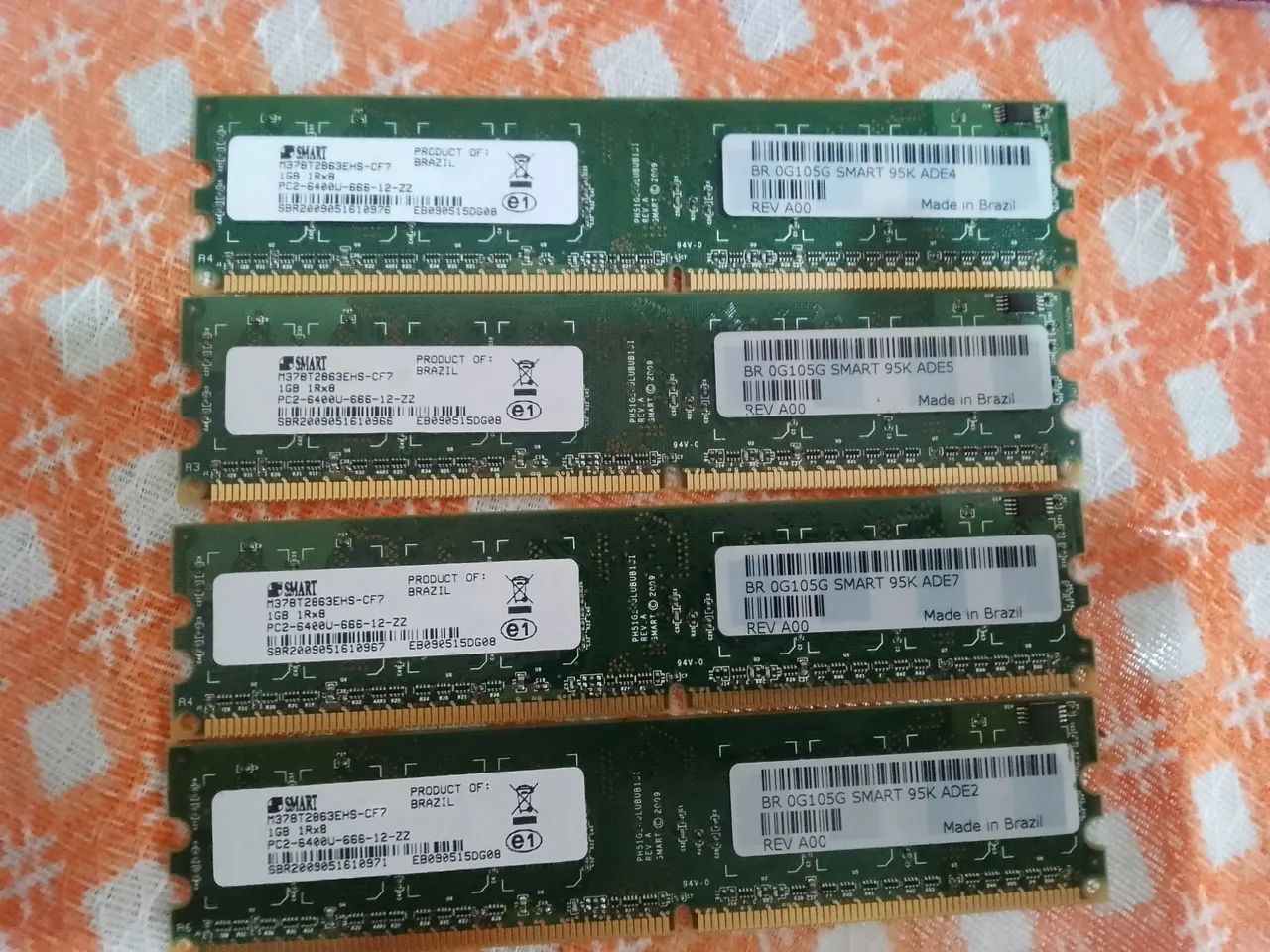 Memoria ddr2 4 GB 