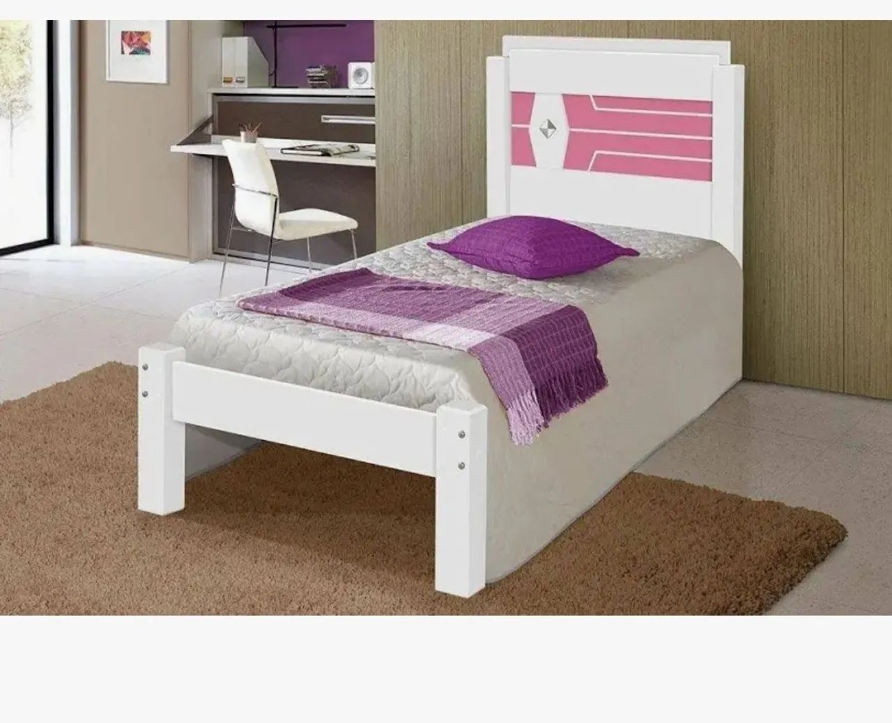 Cama de solteiro na caixa nova 