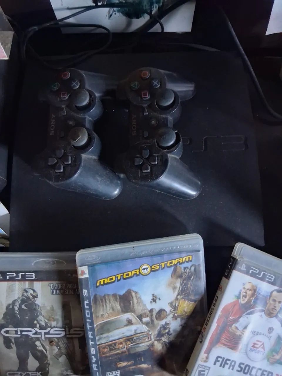 Ps3 Slim mais jogos . - Foto 2