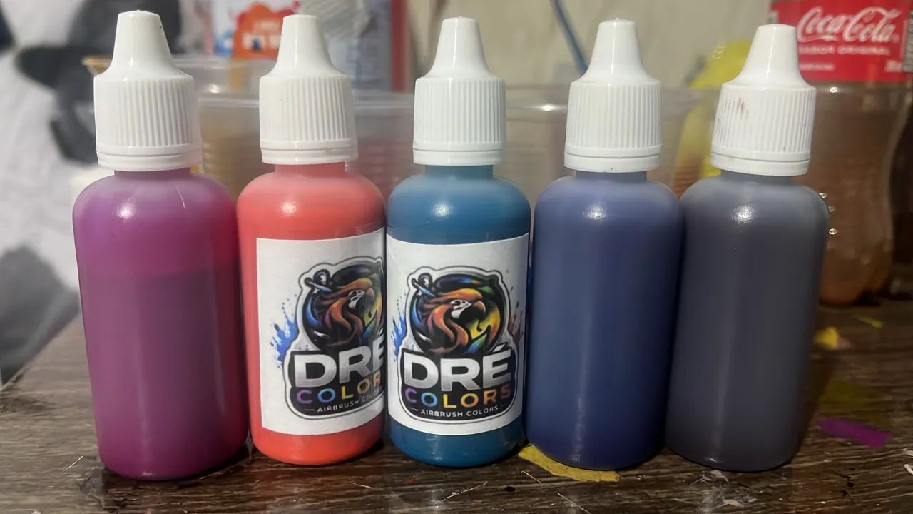 DRÉ colors Tintas para aerografo e modelismo é impressão 3D - Foto 3