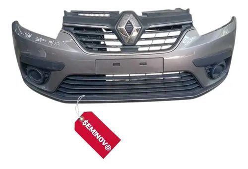 Parachoque Dianteiro Renault Logan Sandero 2019 A 2022 Orig Prata