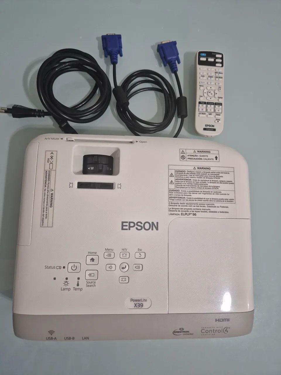 Projetor Epson PowerLite X39 - Foto 3