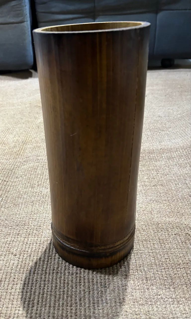 vaso de bambu envernizado  - Foto 3