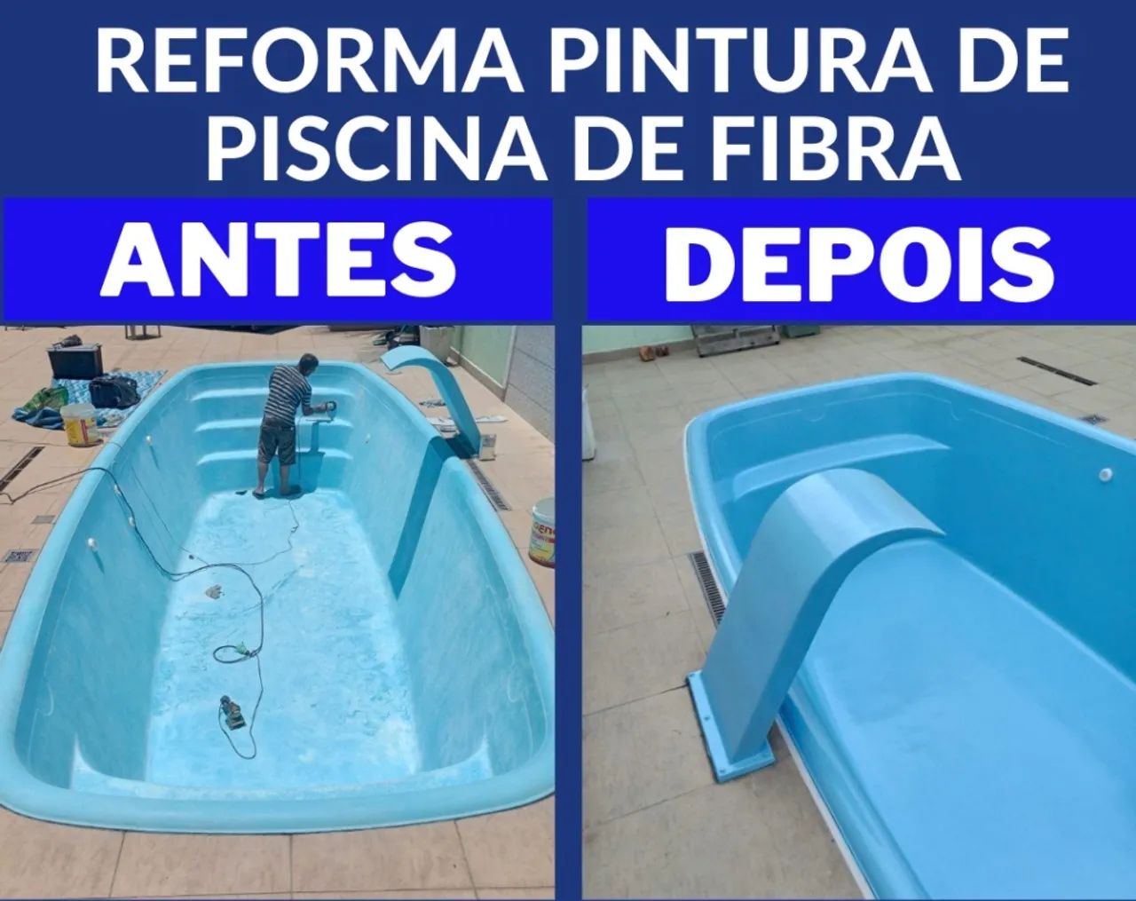 Pinturas em piscina de fibra  - Foto 3