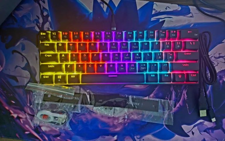 TECLADO MECÂNICO AJAZZ NK61 - COMPACTO E ESTILOSO! - Foto 3