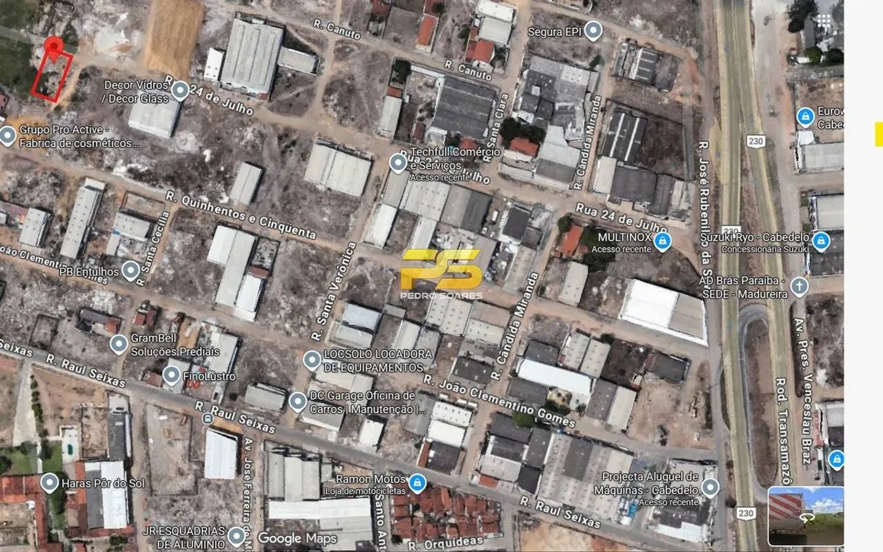 TERRENO COM 450m² NO DISTRITO INDUSTRIAL - RENASCER - CABEDELO - Foto 2