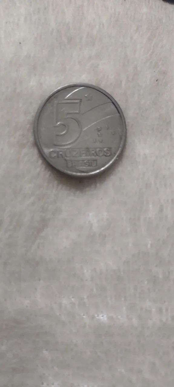 5 cruzeiros, 1990. - Foto 2