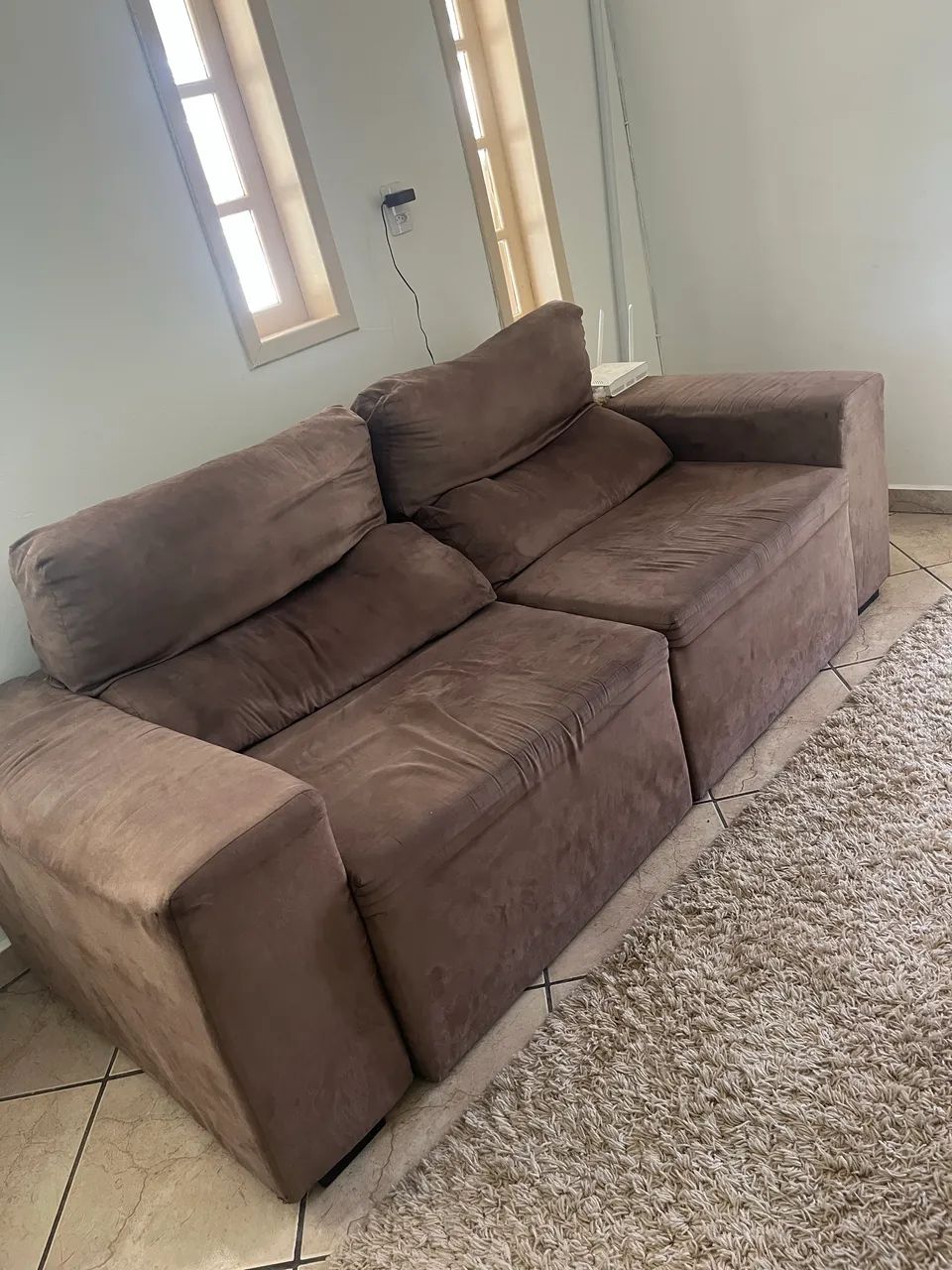 Sofá Marrom 