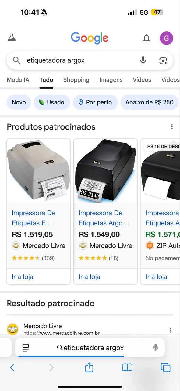 Impressora etiquetadora