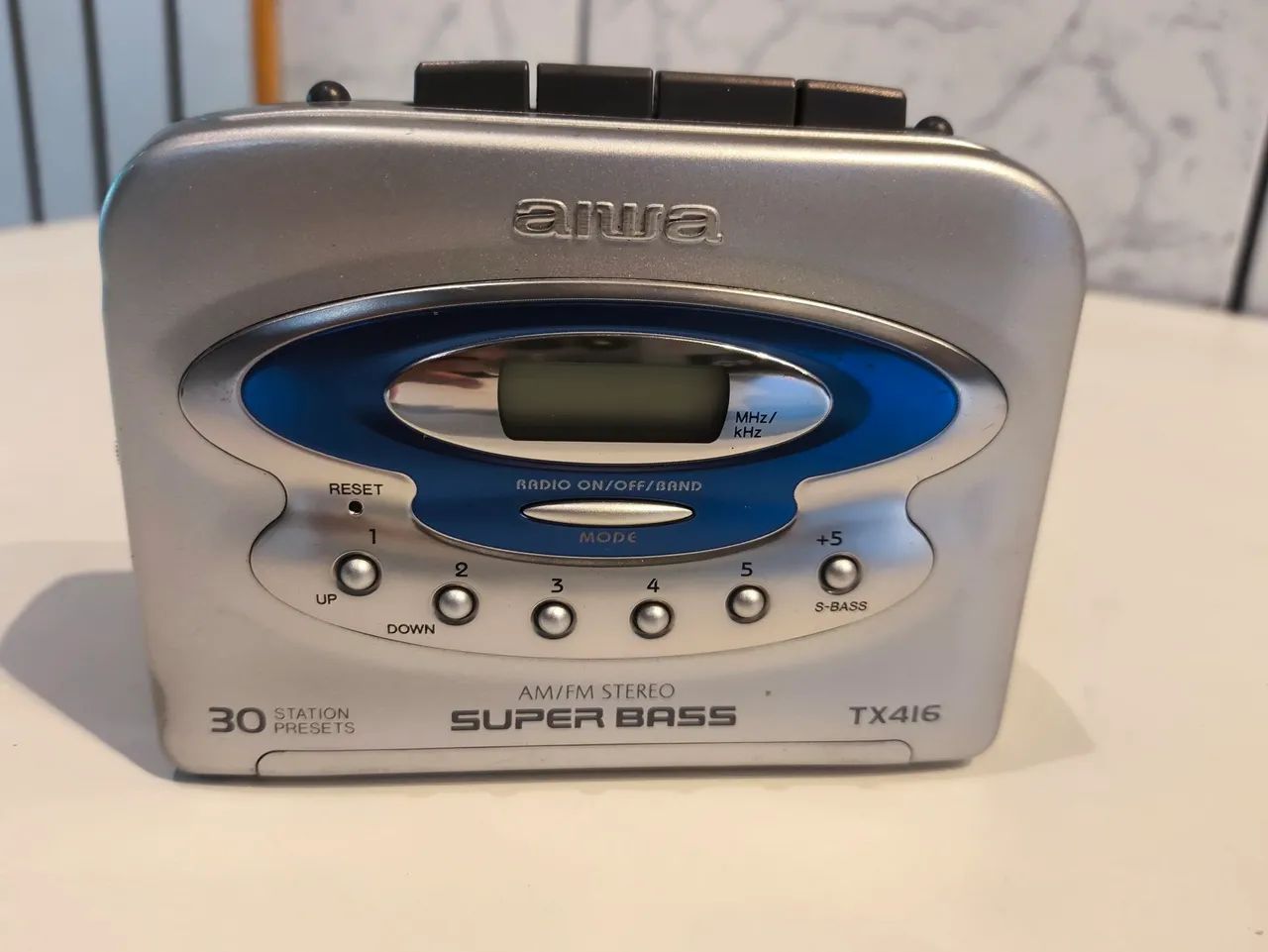 Walkman Aiwa TX416 Super Bass - Rádio OK (Ler Descrição