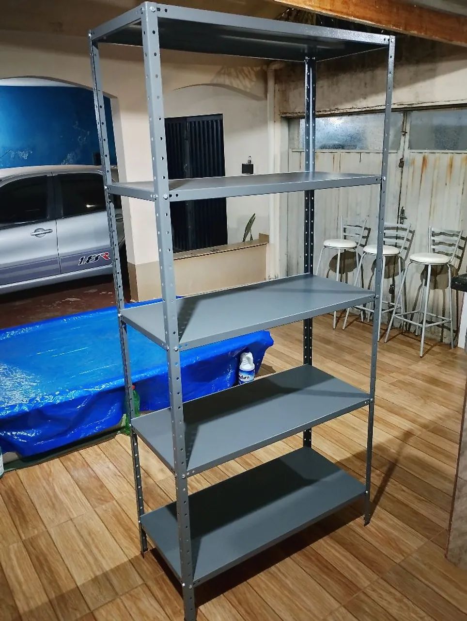 Prateleira de aço com reforço.Temos várias opções.Entrega grátis para ribeirão preto sp...