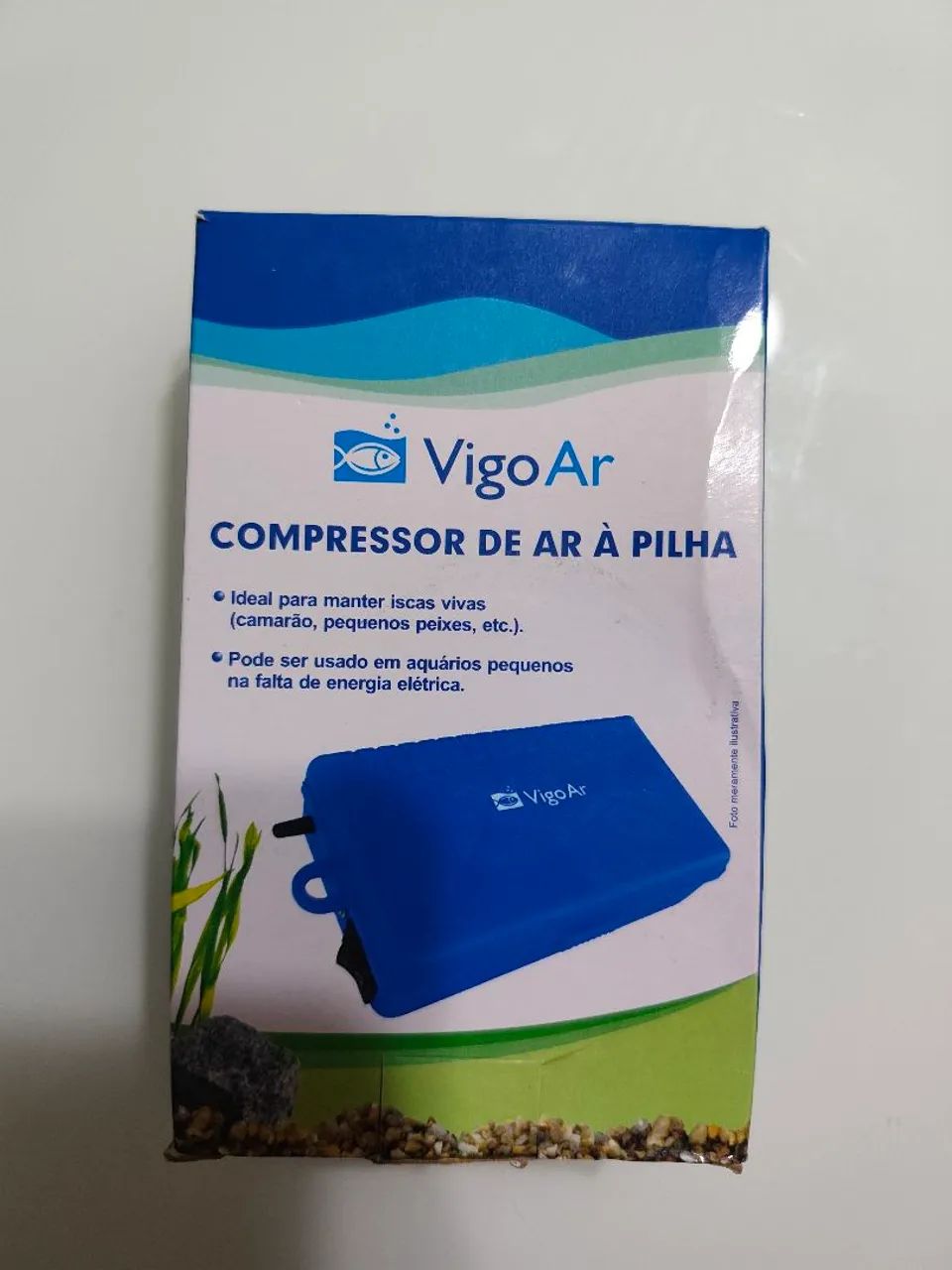 Compressor de Ar a pilha 