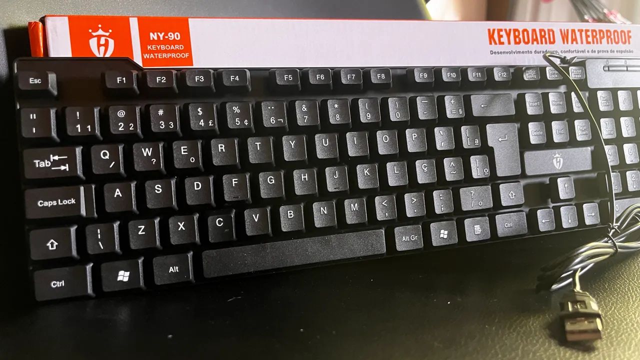 Teclado com fio usb  - Foto 4