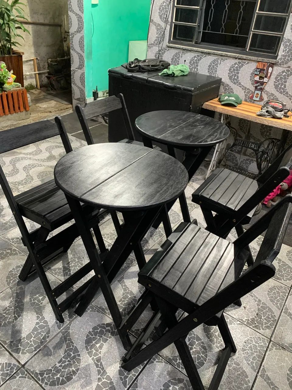 Jogo de mesa bistrô alta  - Foto 3