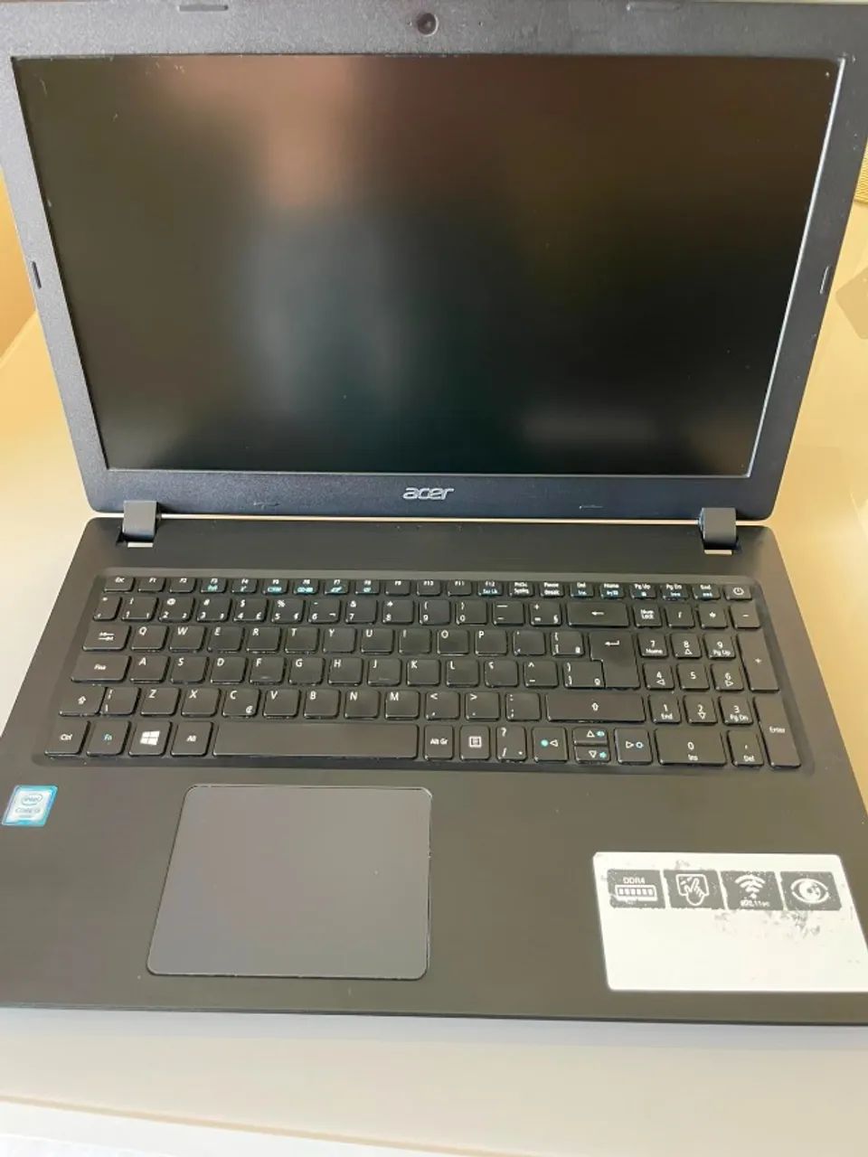 Notebook Acer Aspire A315-51(2019) 500GB HD e 4GB RAM