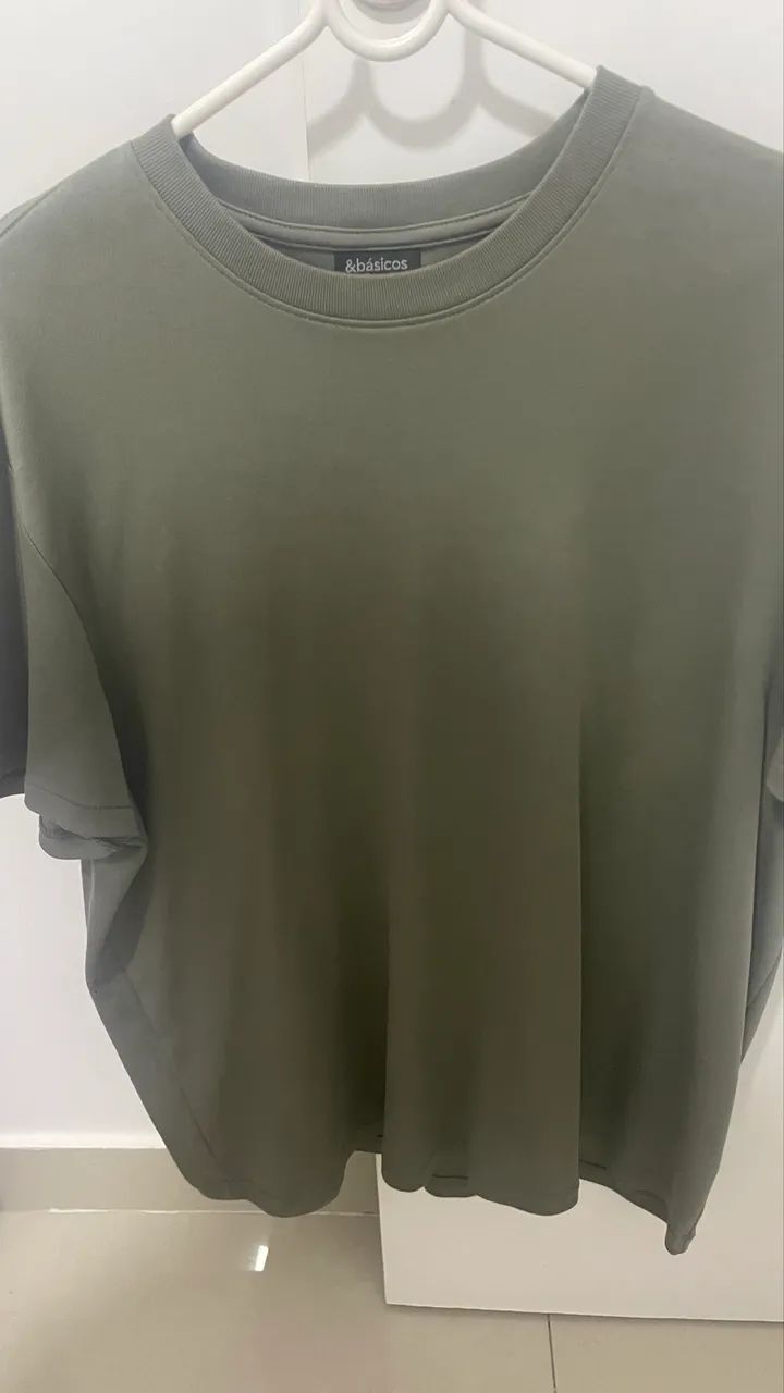 CAMISETA MASCULINO ALGODÃO PERUANO - Foto 3