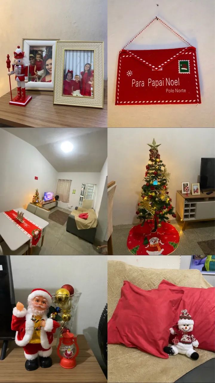 Arvore de natal com itens decorativos  - Foto 4