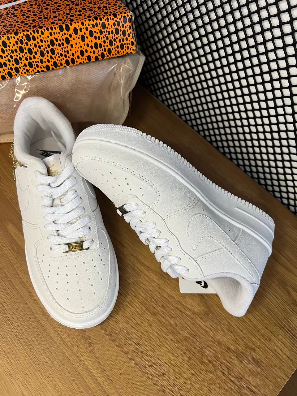 Tênis Air Force 1 Low Branco Promoção  - Foto 5