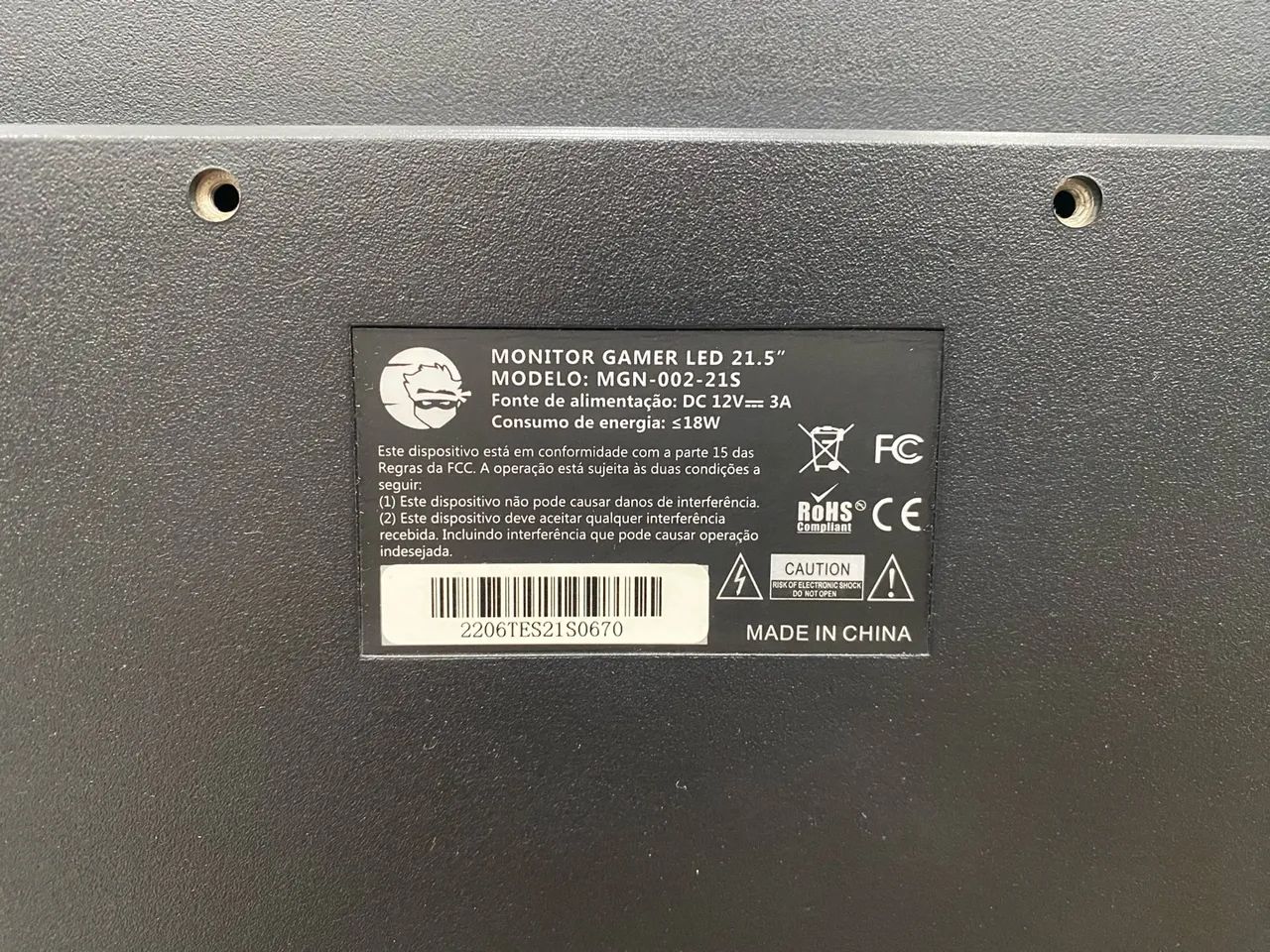 Monitor gamer ninja 21.5 polegadas 75hz - Foto 2