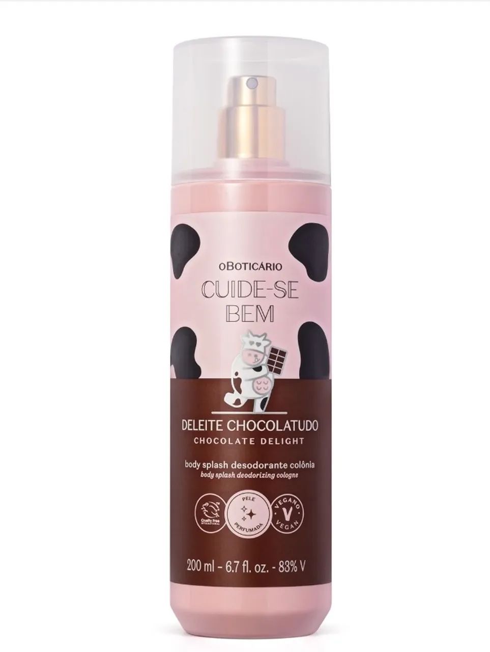 Body splash deleite chocolatudo 