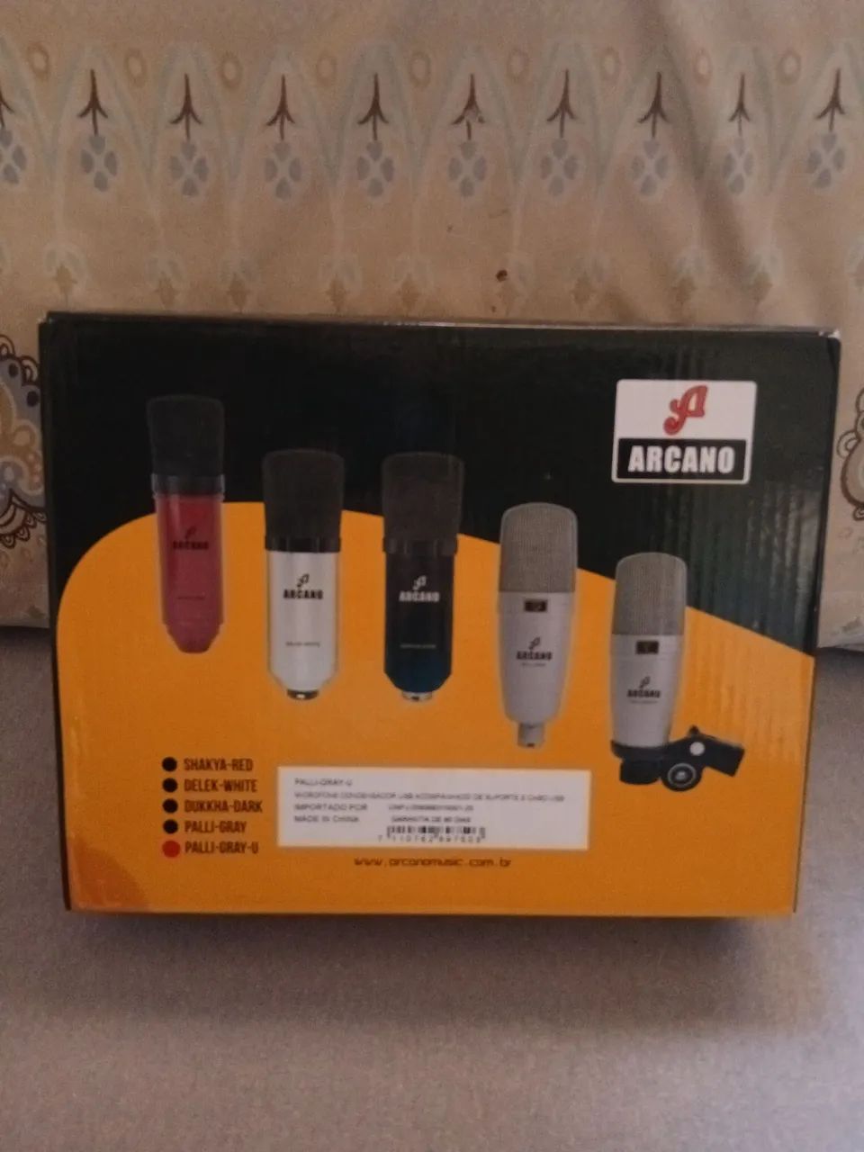 Microfone Arcano Palli Gray U (Original)