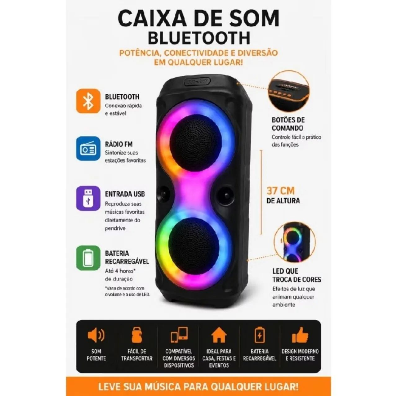 Caixa De Som Vender Barato  - Foto 5