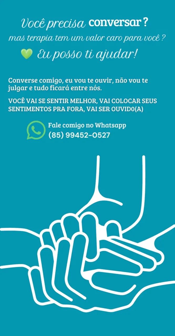 Precisa conversar?,alguém para te ouvir?, terapia. - Foto 3