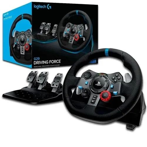 Volante Logitech G29 com Câmbio e Pedais - PS5 PS4 PC