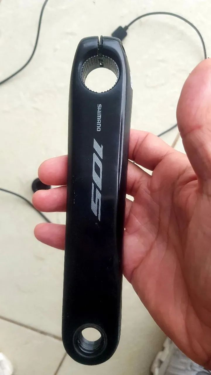 Pedivela Potência Shimano 105 lado esquerdo 165mm - Foto 5