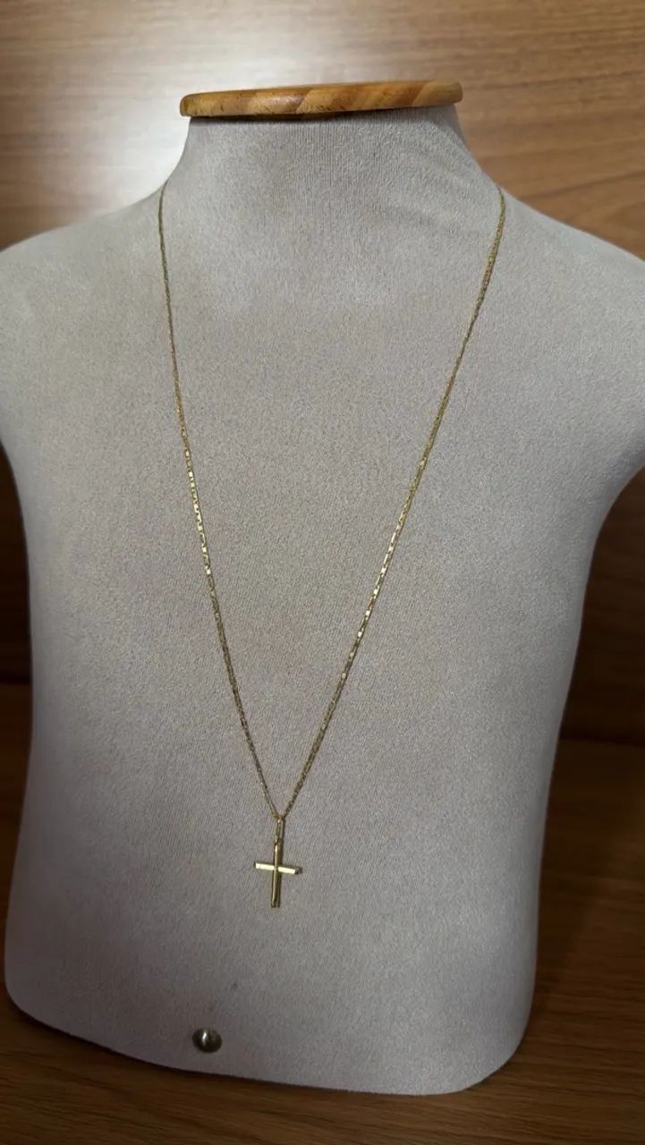 CORRENTE PIASTRINE OURO 18K