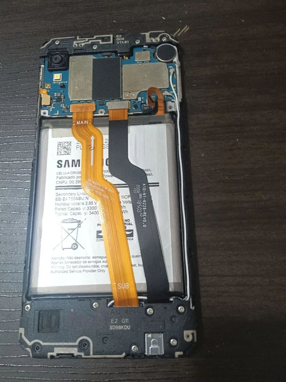 Placa mãe Samsung A10+bateria 
