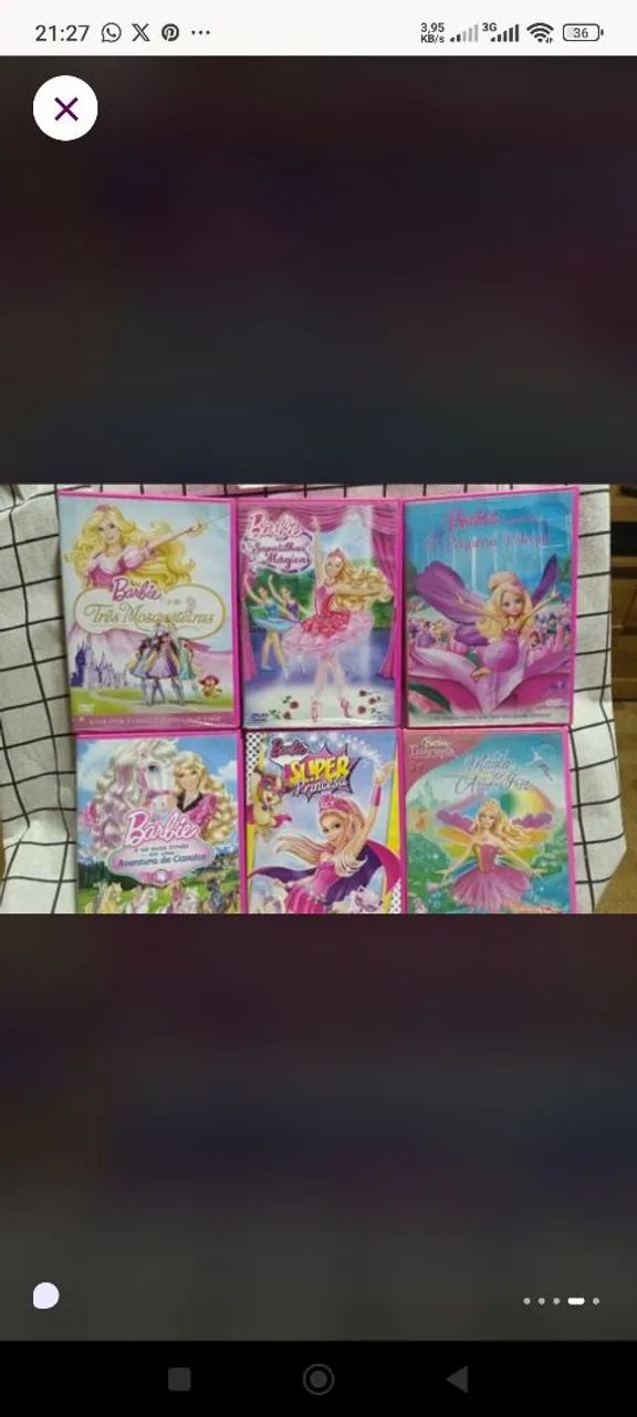  DVDs da Barbie - Foto 4