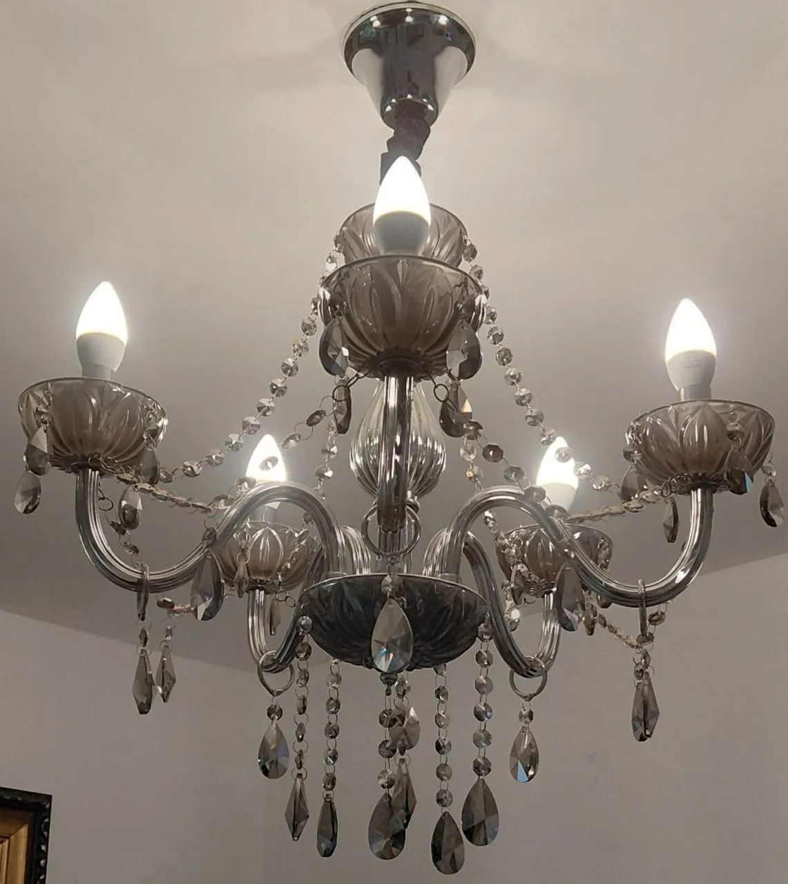 Lindo Lustre Candelabro
